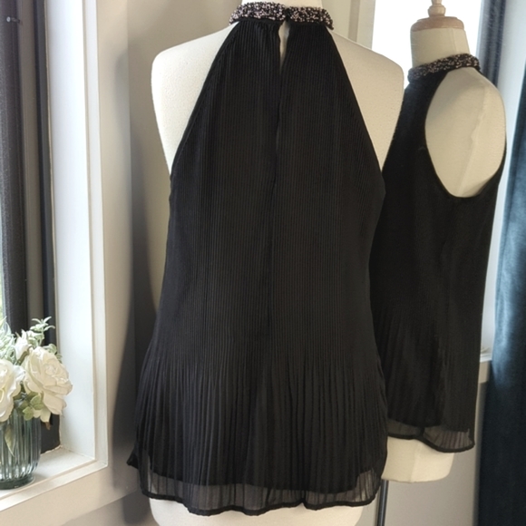 Zara | black beaded top | small - Picture 4 of 7